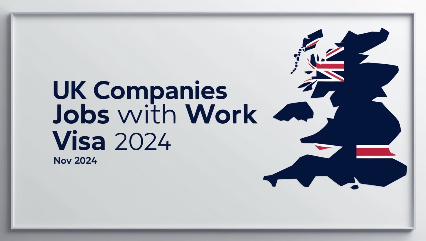 UK Companies Jobs with Work Visa Nov 2024